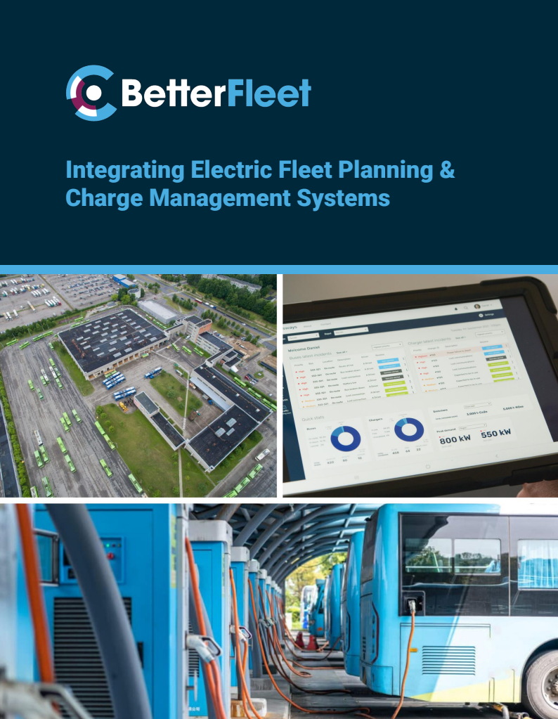 Integrating Electric Fleet Planning & Charge Management Systems